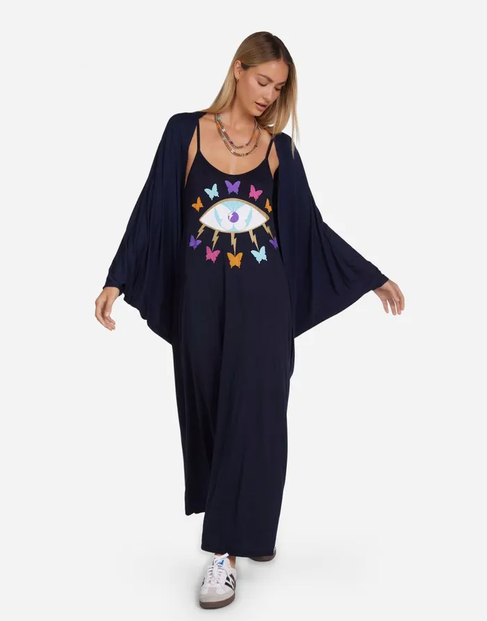 Women039s Isla Butterfly Eye Navy Lauren Moshi Sweaters and Knits