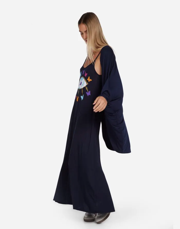 Women039s Isla Butterfly Eye Navy Lauren Moshi Sweaters and Knits