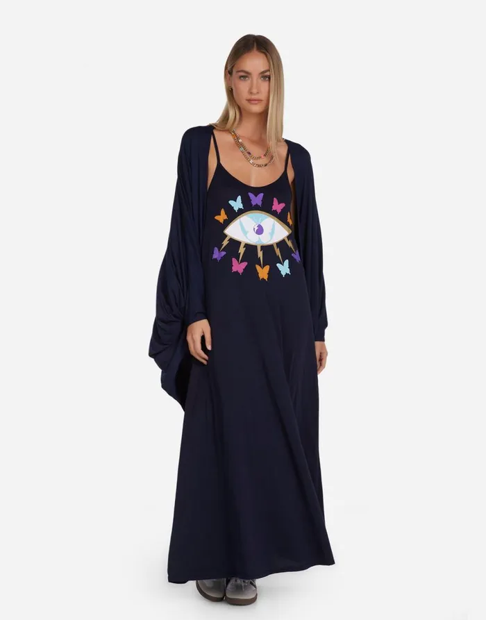 Women039s Isla Butterfly Eye Navy Lauren Moshi Sweaters and Knits