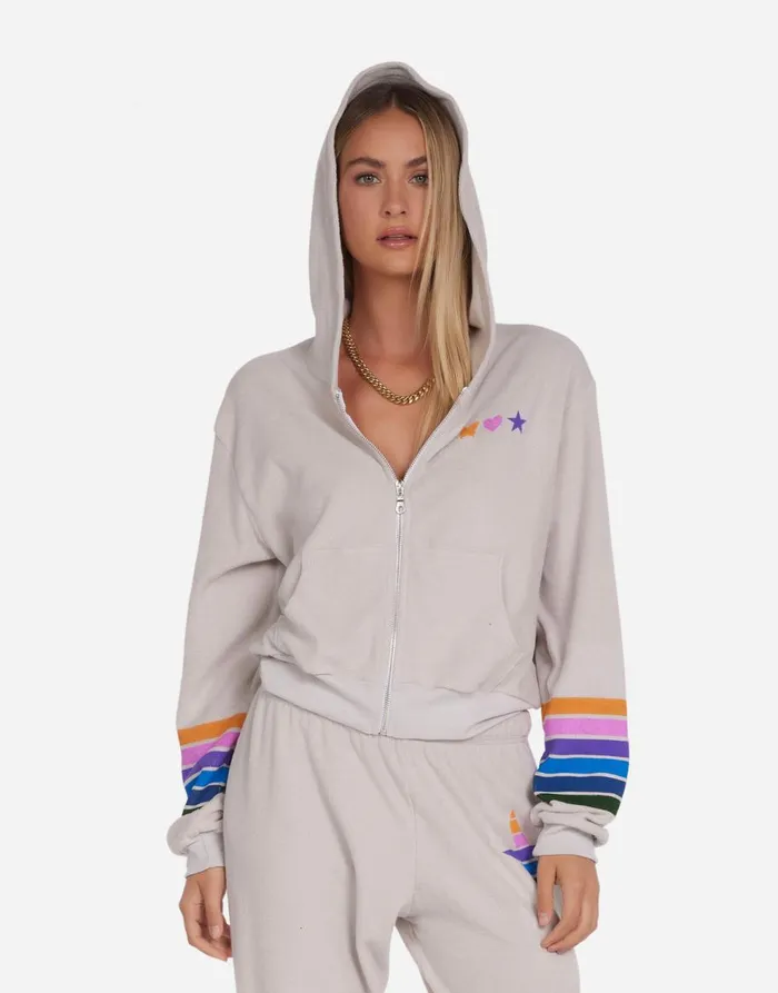 Women039s Lachelle Color Stripe Star Cloud Lauren Moshi Hoodies