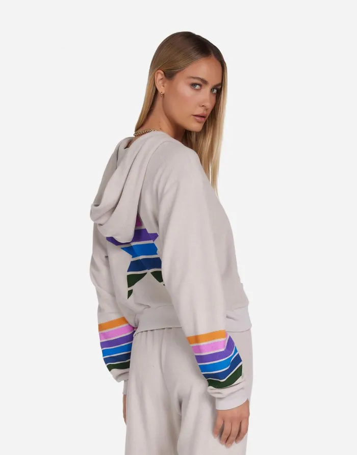 Women039s Lachelle Color Stripe Star Cloud Lauren Moshi Hoodies