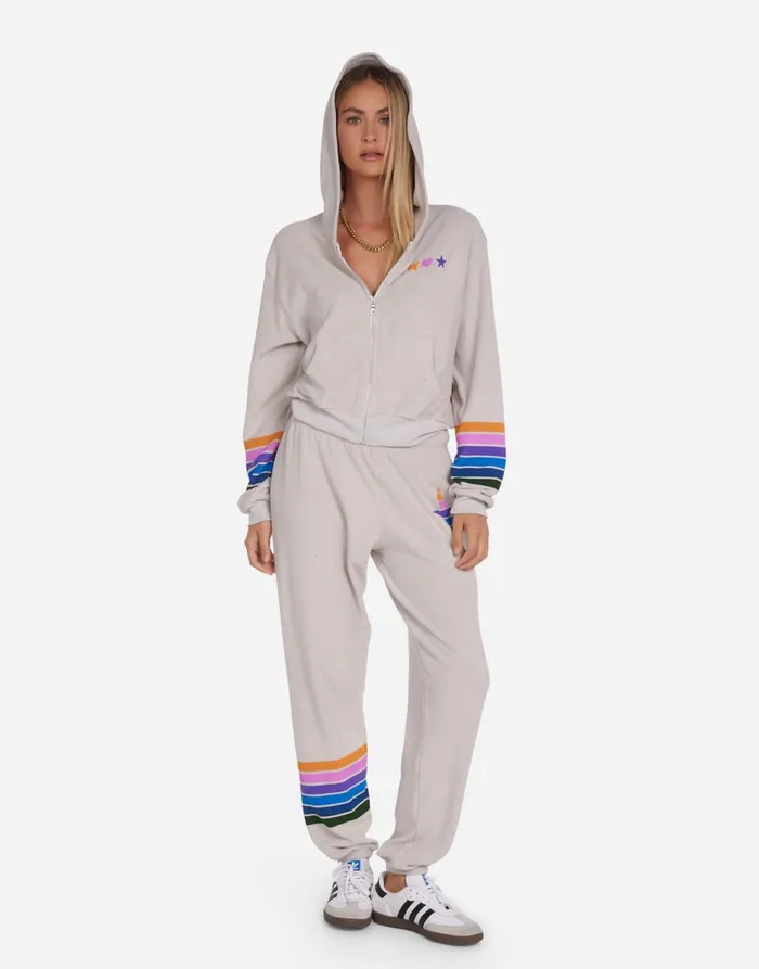 Women039s Lachelle Color Stripe Star Cloud Lauren Moshi Hoodies