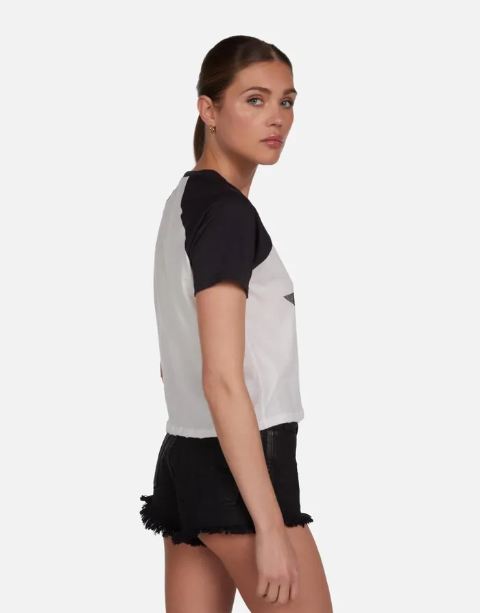 Women039s Tula Cracked Star Milkonyx Lauren Moshi Short Sleeve