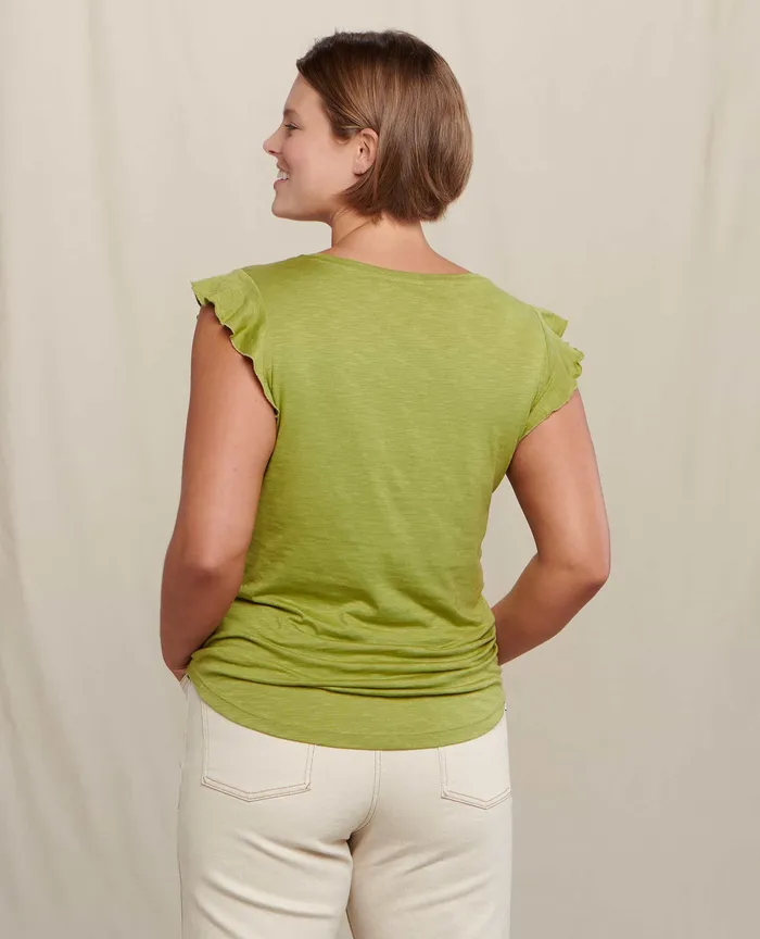 Women8217s Rufflita II Tee Frog Tops and TShirts ToadandCo