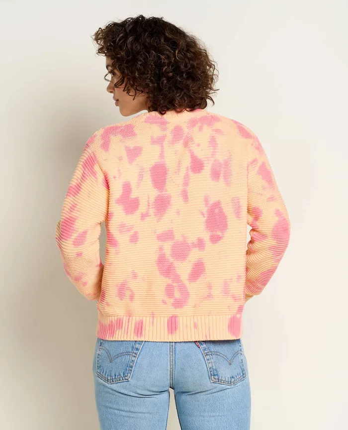 Women8217s ToadandCo Bianca Crew Cardigan Taffy Tie Dye Sweaters