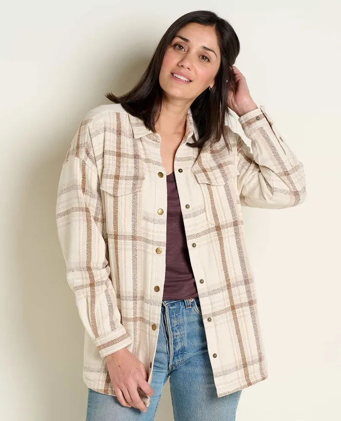 Women8217s Tops and TShirts ToadandCo Conifer Shirt Jacket Oatmeal