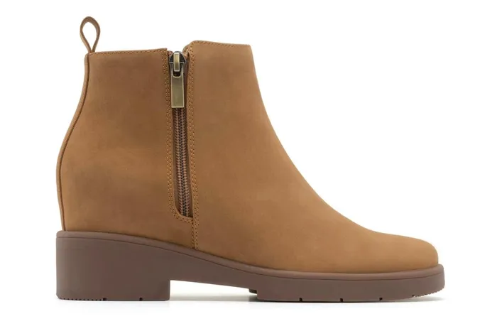 Women ABEO Footwear Boots Horizon Zip Tan Nubuck Women ABEO Footwear Boots Horizon Zip Tan Nubuck