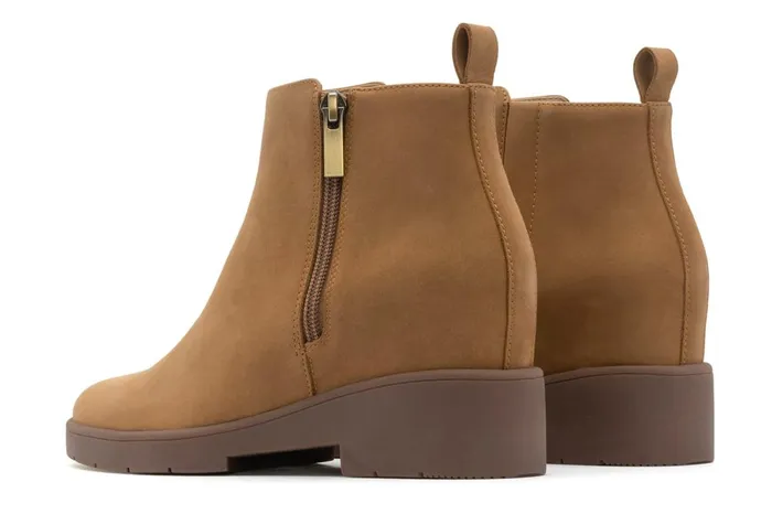Women ABEO Footwear Boots Horizon Zip Tan Nubuck Women ABEO Footwear Boots Horizon Zip Tan Nubuck