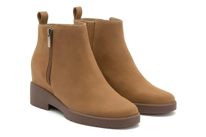 Women ABEO Footwear Boots Horizon Zip Tan Nubuck Women ABEO Footwear Boots Horizon Zip Tan Nubuck