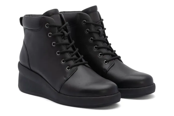 Women ABEO Footwear Boots Passage Lace Up Black Women ABEO Footwear Boots Passage Lace Up Black