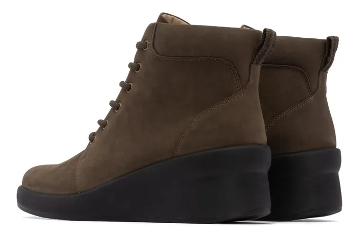 Women ABEO Footwear Boots Passage Lace Up Olive Women ABEO Footwear Boots Passage Lace Up Olive