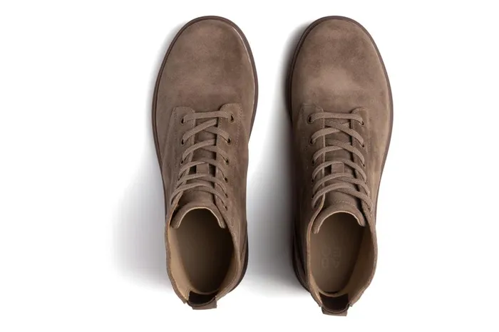 Women ABEO Footwear Boots Vista Lace Taupe Suede Women ABEO Footwear Boots Vista Lace Taupe Suede