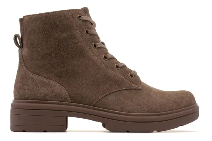 Women ABEO Footwear Boots Vista Lace Taupe Suede Women ABEO Footwear Boots Vista Lace Taupe Suede