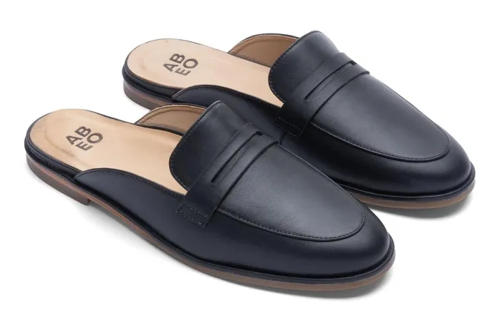 Women ABEO Footwear Casual Shoes Strada Mule Black Women ABEO Footwear Casual Shoes Strada Mule Black
