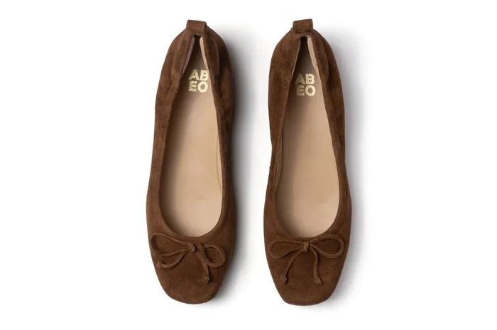 Women ABEO Footwear Dress Cadence Bow Caramel Suede Women ABEO Footwear Dress Cadence Bow Caramel Suede