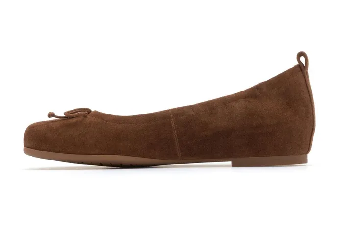 Women ABEO Footwear Dress Cadence Bow Caramel Suede Women ABEO Footwear Dress Cadence Bow Caramel Suede