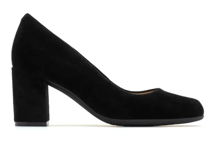 Women ABEO Footwear Dress Tempo Pump Black Suede Women ABEO Footwear Dress Tempo Pump Black Suede