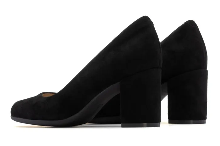 Women ABEO Footwear Dress Tempo Pump Black Suede Women ABEO Footwear Dress Tempo Pump Black Suede