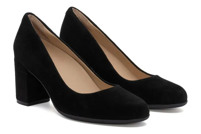 Women ABEO Footwear Dress Tempo Pump Black Suede Women ABEO Footwear Dress Tempo Pump Black Suede