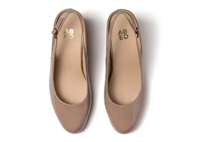 Women ABEO Footwear Dress Tempo Slingback Tan Pat Women ABEO Footwear Dress Tempo Slingback Tan Pat