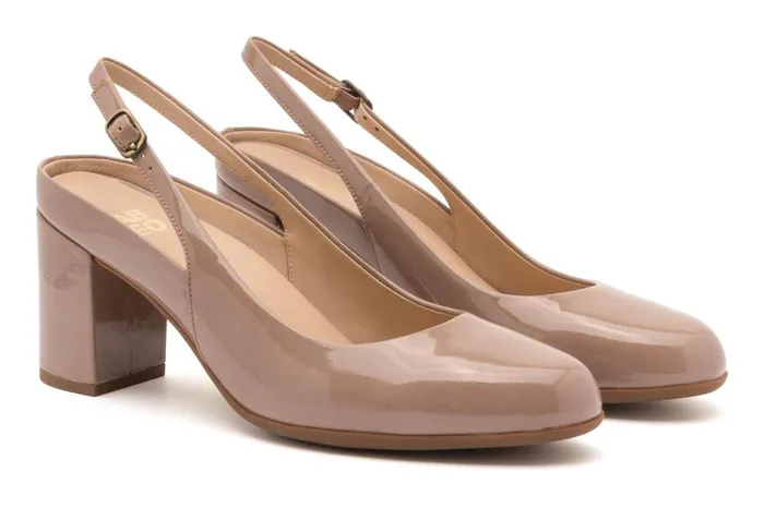 Women ABEO Footwear Dress Tempo Slingback Tan Pat Women ABEO Footwear Dress Tempo Slingback Tan Pat