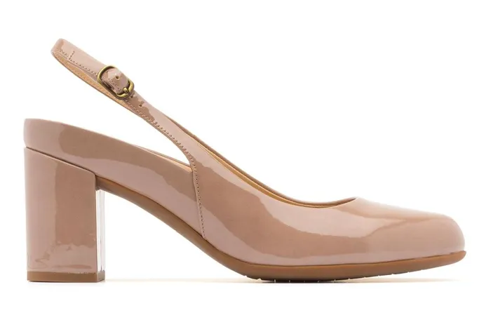Women ABEO Footwear Dress Tempo Slingback Tan Pat Women ABEO Footwear Dress Tempo Slingback Tan Pat