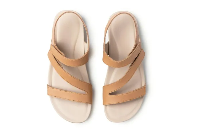 Women ABEO Footwear Sandals Oasis Sandal Almond Women ABEO Footwear Sandals Oasis Sandal Almond