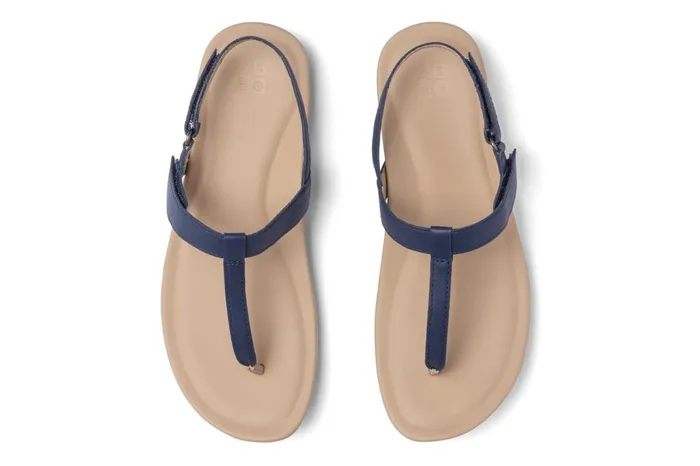 Women ABEO Footwear Sandals Oasis T Strap Navy Women ABEO Footwear Sandals Oasis T Strap Navy