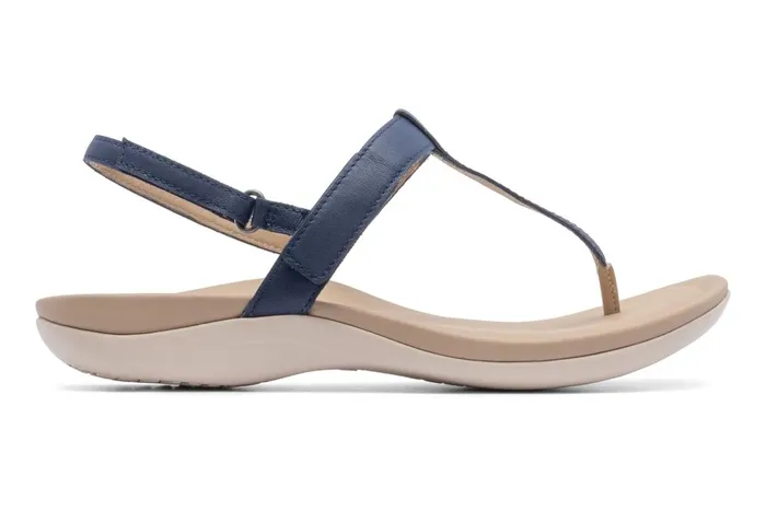 Women ABEO Footwear Sandals Oasis T Strap Navy Women ABEO Footwear Sandals Oasis T Strap Navy