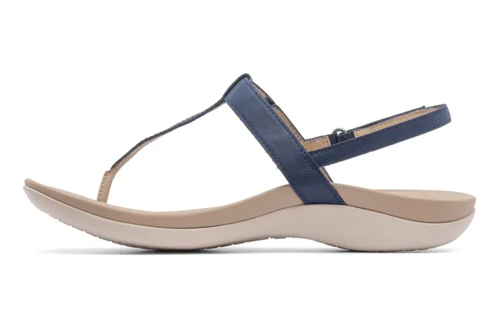 Women ABEO Footwear Sandals Oasis T Strap Navy Women ABEO Footwear Sandals Oasis T Strap Navy