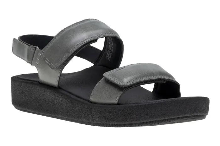 Women ABEO Footwear Sandals Paseo Sandal Pewter