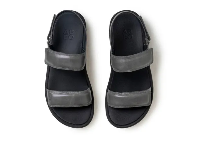 Women ABEO Footwear Sandals Paseo Sandal Pewter Women ABEO Footwear Sandals Paseo Sandal Pewter