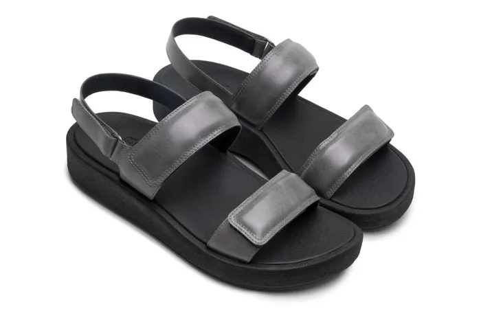 Women ABEO Footwear Sandals Paseo Sandal Pewter Women ABEO Footwear Sandals Paseo Sandal Pewter