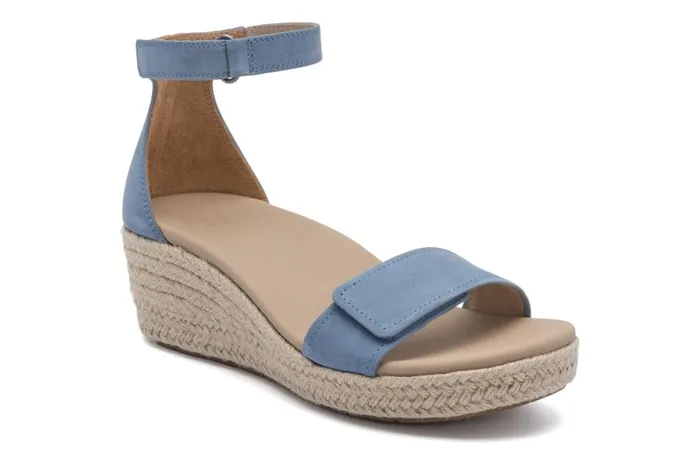Women ABEO Footwear Sandals Riviera Ankle Sandal Denim Nubuck