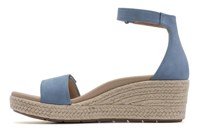 Women ABEO Footwear Sandals Riviera Ankle Sandal Denim Nubuck Women ABEO Footwear Sandals Riviera Ankle Sandal Denim Nubuck