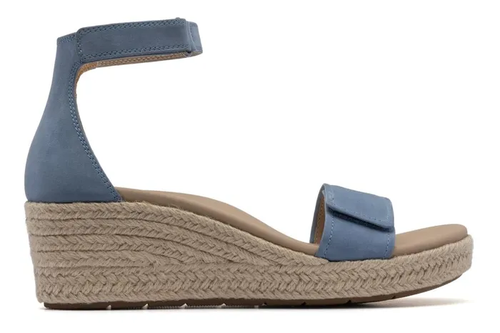 Women ABEO Footwear Sandals Riviera Ankle Sandal Denim Nubuck Women ABEO Footwear Sandals Riviera Ankle Sandal Denim Nubuck