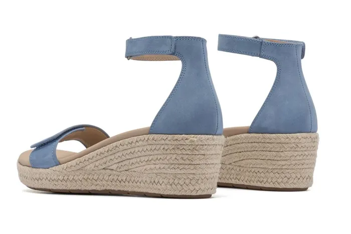 Women ABEO Footwear Sandals Riviera Ankle Sandal Denim Nubuck Women ABEO Footwear Sandals Riviera Ankle Sandal Denim Nubuck