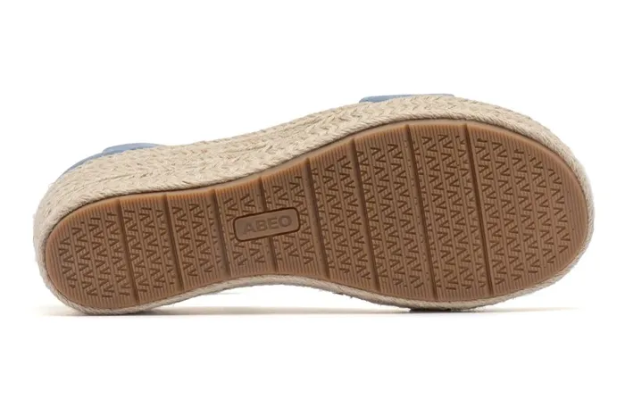 Women ABEO Footwear Sandals Riviera Ankle Sandal Denim Nubuck Women ABEO Footwear Sandals Riviera Ankle Sandal Denim Nubuck