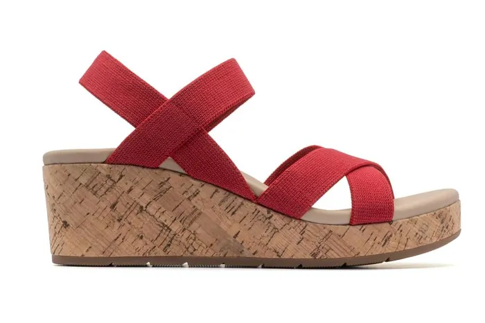 Women ABEO Footwear Sandals Riviera Stretch Red Women ABEO Footwear Sandals Riviera Stretch Red