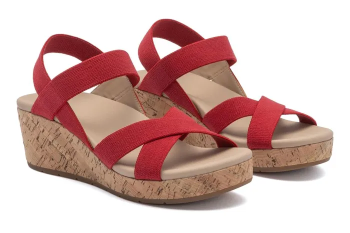 Women ABEO Footwear Sandals Riviera Stretch Red Women ABEO Footwear Sandals Riviera Stretch Red