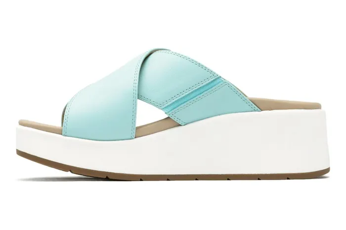 Women ABEO Footwear Sandals Solstice Cross Slide Icy Morning Women ABEO Footwear Sandals Solstice Cross Slide Icy Morning