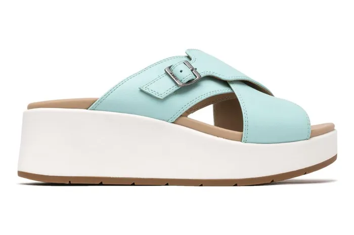 Women ABEO Footwear Sandals Solstice Cross Slide Icy Morning Women ABEO Footwear Sandals Solstice Cross Slide Icy Morning