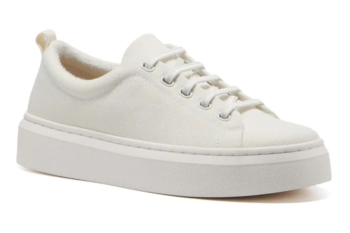 Women ABEO Footwear Sneakers Jumpstreet Bungee White Canvas