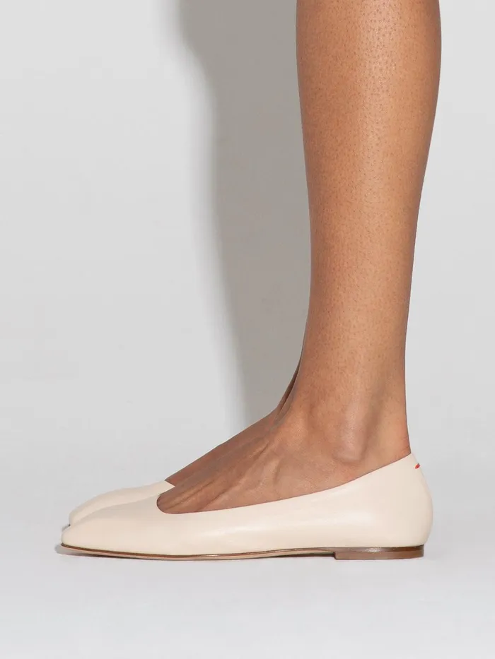 Women Aeyde IDA Creamy Ballet Flat Aeyde Flats