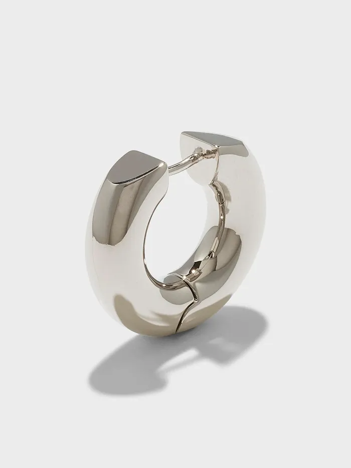Women Alaya Small PalladiumPlated Hoop Earrings Aeyde Earrings