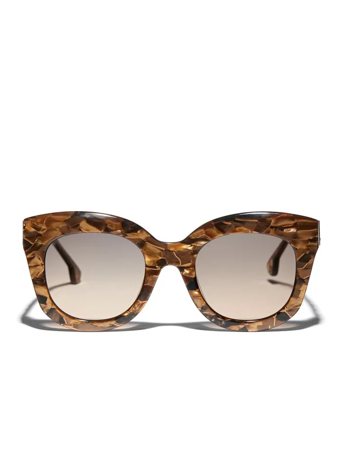 Women Alice Olivia Downing Sunglasses Bronze Quartz