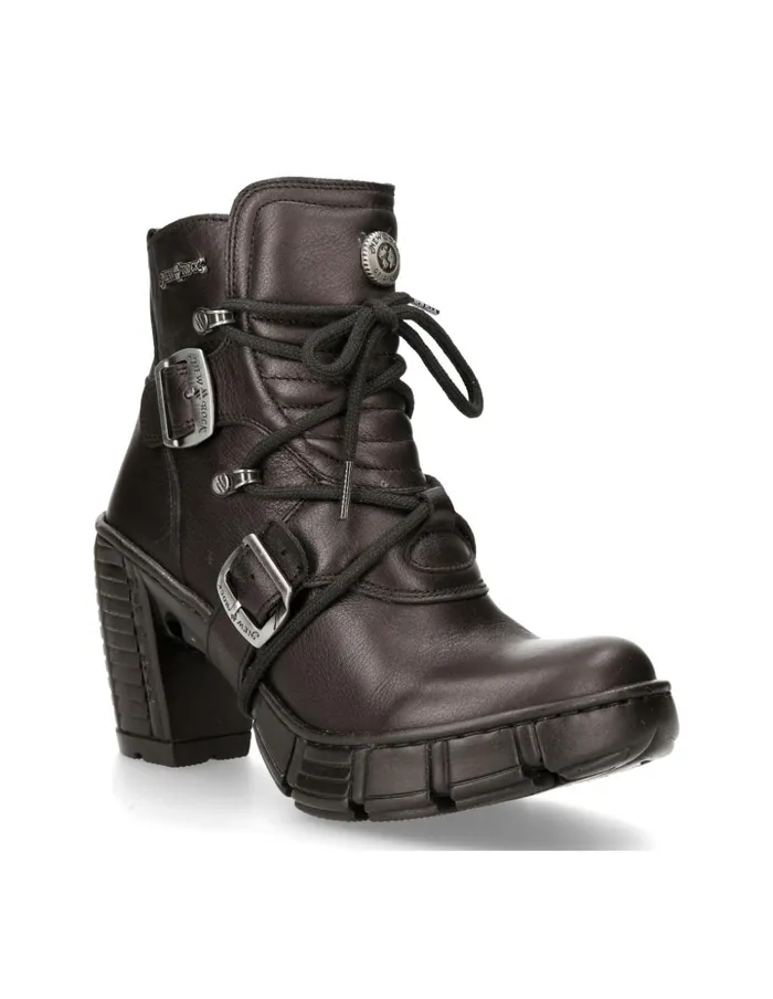 Women Ankle Boot Black MTrcasco004S2 New Rock Booties Women Ankle Boot Black MTrcasco004S2 New Rock Booties