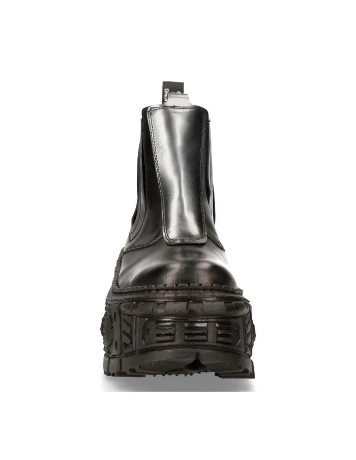 Women Ankle Boot Black Tank MWall049C2 New Rock Platform Women Ankle Boot Black Tank MWall049C2 New Rock Platform