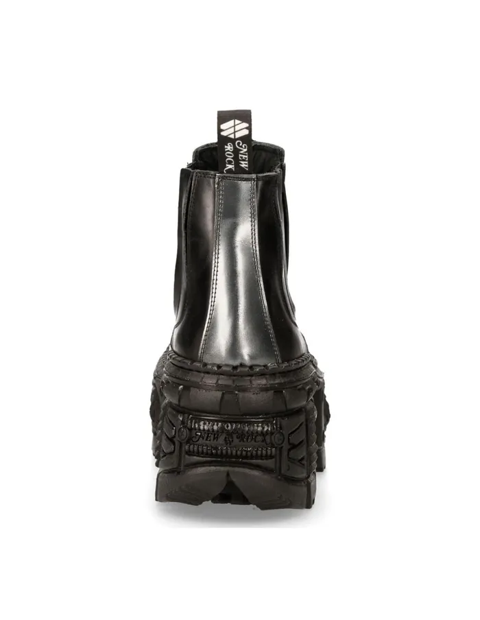 Women Ankle Boot Black Tank MWall049C2 New Rock Platform Women Ankle Boot Black Tank MWall049C2 New Rock Platform