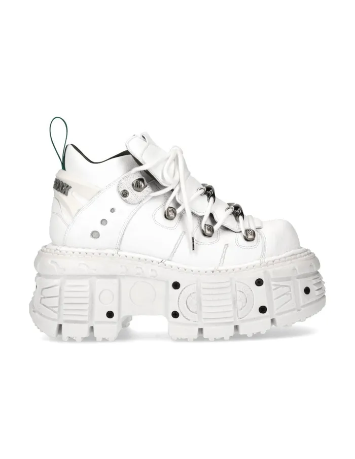 Women Ankle Boot Imperfect With Laces MTank106nV8 New Rock Platform
